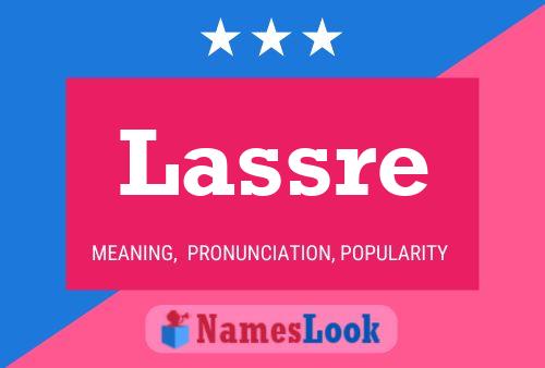 Lassre Name Poster