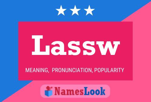 Lassw Name Poster