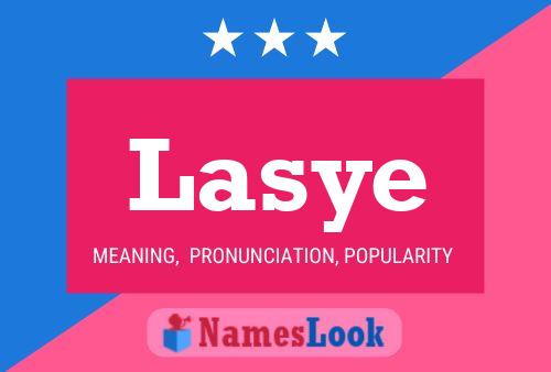 Lasye Name Poster