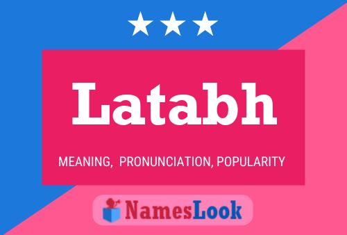 Latabh Name Poster