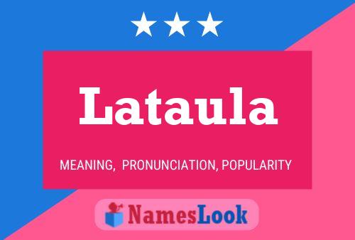 Lataula Name Poster