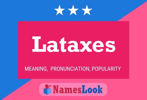 Lataxes Name Poster