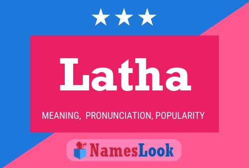 Latha Name Poster