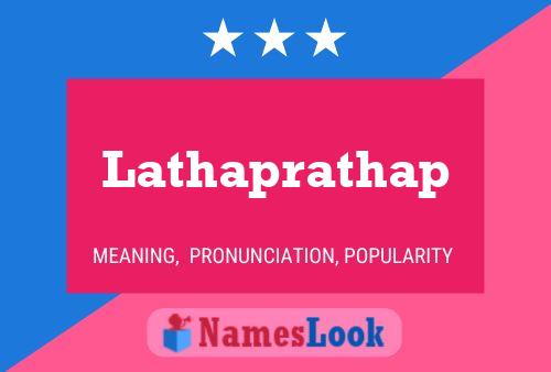 Lathaprathap Name Poster