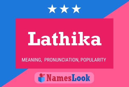 Lathika Name Poster