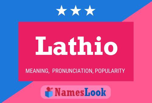 Lathio Name Poster