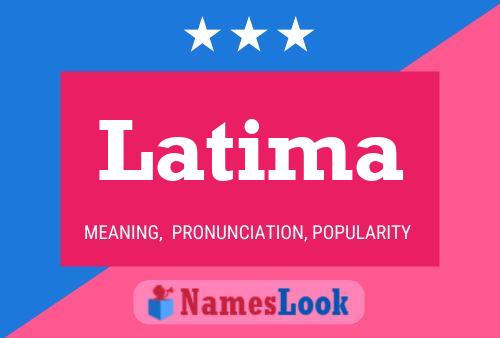 Latima Name Poster