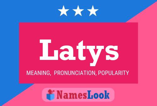 Latys Name Poster