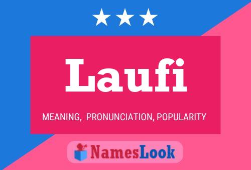 Laufi Name Poster