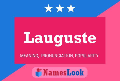 Lauguste Name Poster