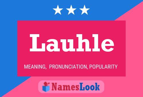 Lauhle Name Poster