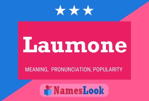 Laumone Name Poster