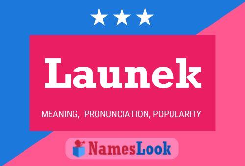 Launek Name Poster