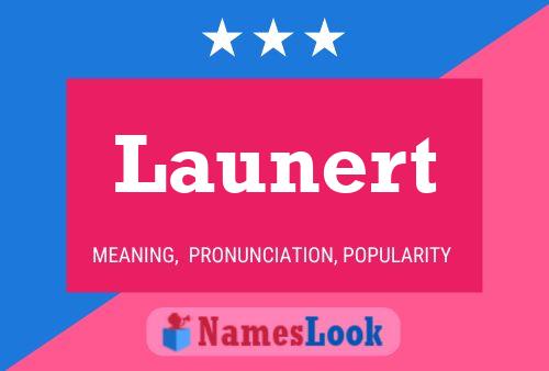 Launert Name Poster