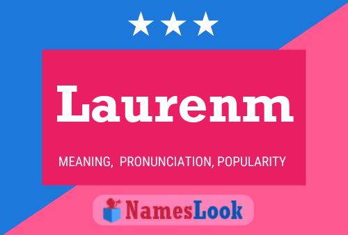 Laurenm Name Poster