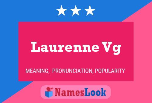 Laurenne Vg Name Poster