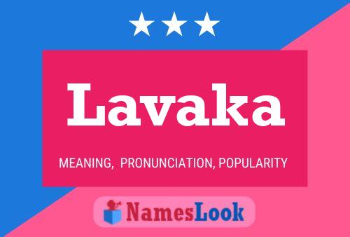 Lavaka Name Poster