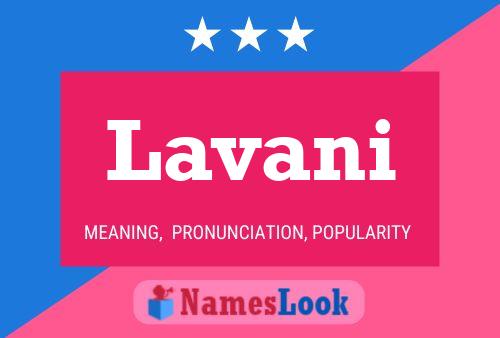 Lavani Name Poster