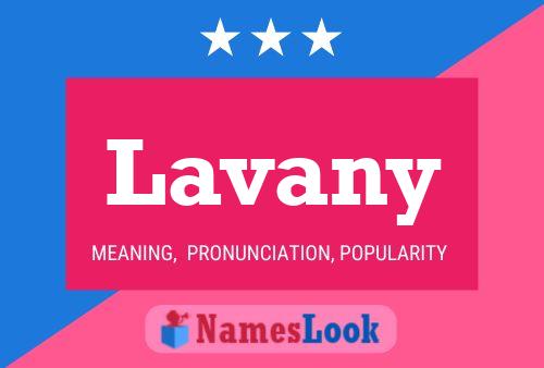 Lavany Name Poster