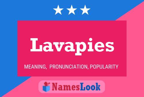 Lavapies Name Poster