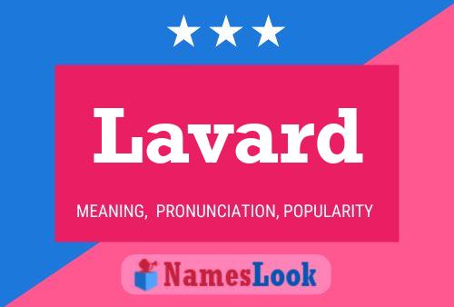 Lavard Name Poster