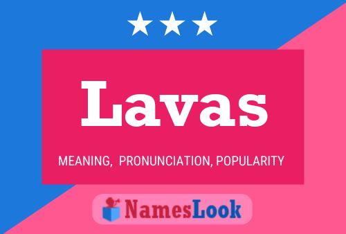 Lavas Name Poster