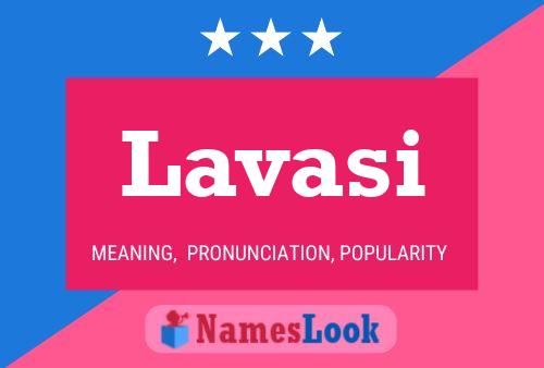 Lavasi Name Poster