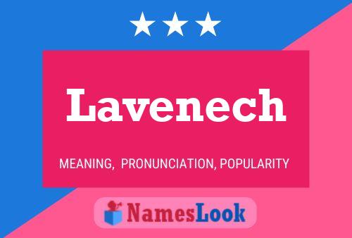 Lavenech Name Poster