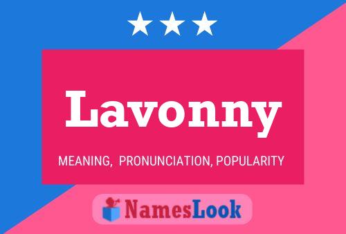 Lavonny Name Poster