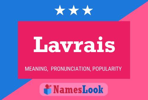 Lavrais Name Poster