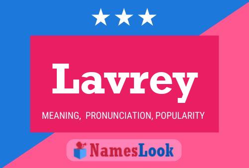 Lavrey Name Poster