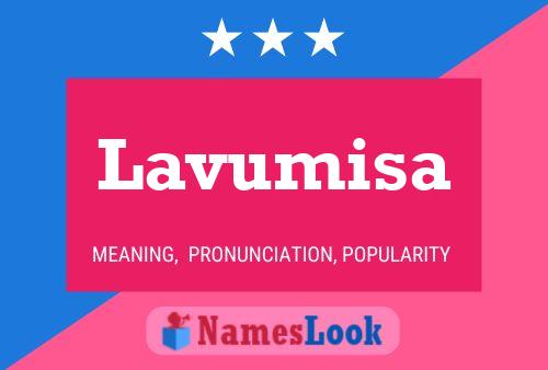 Lavumisa Name Poster