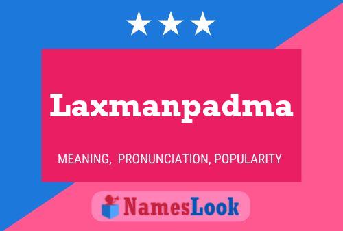 Laxmanpadma Name Poster