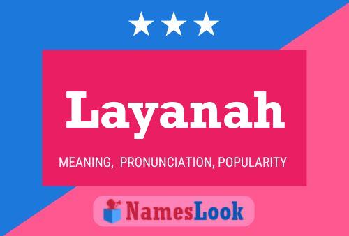 Layanah Name Poster