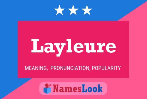 Layleure Name Poster