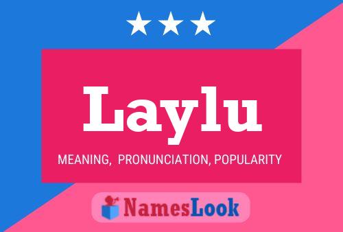 Laylu Name Poster