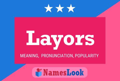 Layors Name Poster