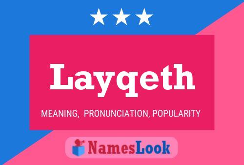 Layqeth Name Poster