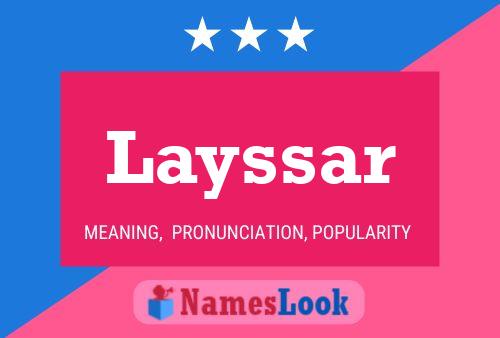 Layssar Name Poster