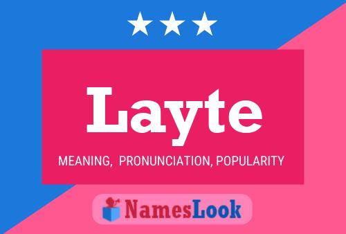 Layte Name Poster