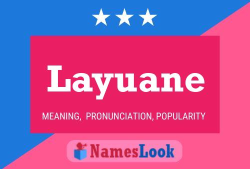 Layuane Name Poster