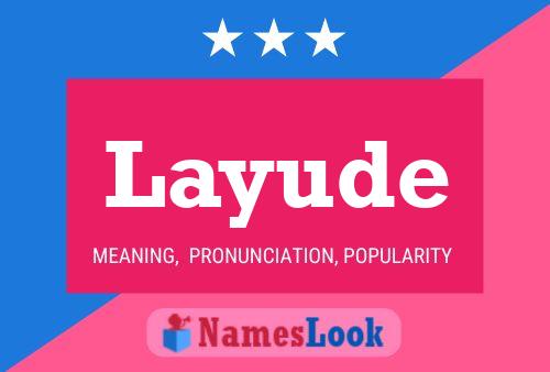 Layude Name Poster