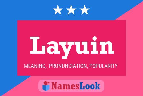 Layuin Name Poster