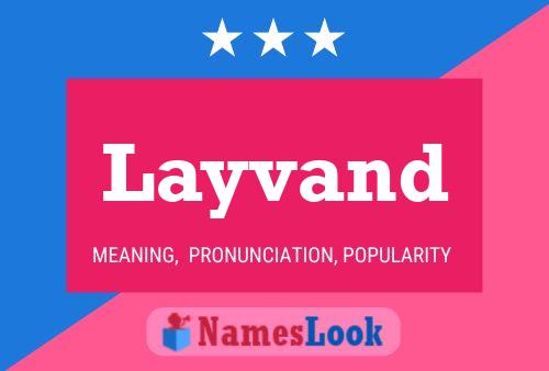 Layvand Name Poster