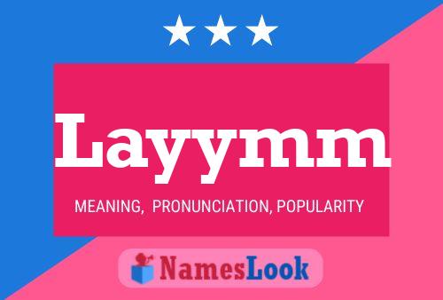 Layymm Name Poster