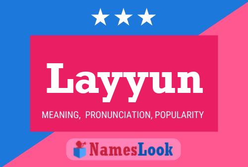 Layyun Name Poster