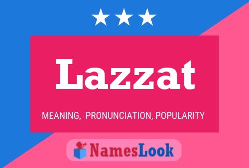 Lazzat Name Poster