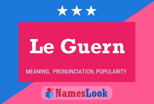 Le Guern Name Poster