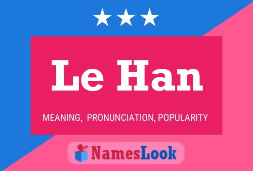 Le Han Name Poster