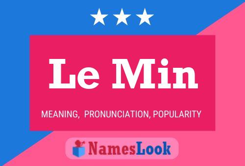 Le Min Name Poster